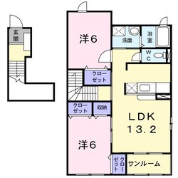 フェリーチェの物件間取画像